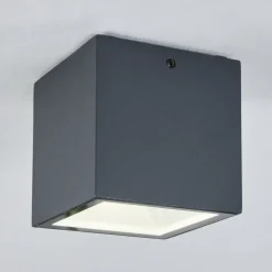 Plafonnier Exterieur Spidern Led Anthracite, Blanc, 1 Lumiere