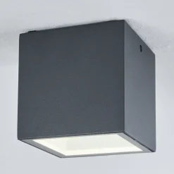 Plafonnier Exterieur Spidern Led Anthracite, Blanc, 1 Lumiere