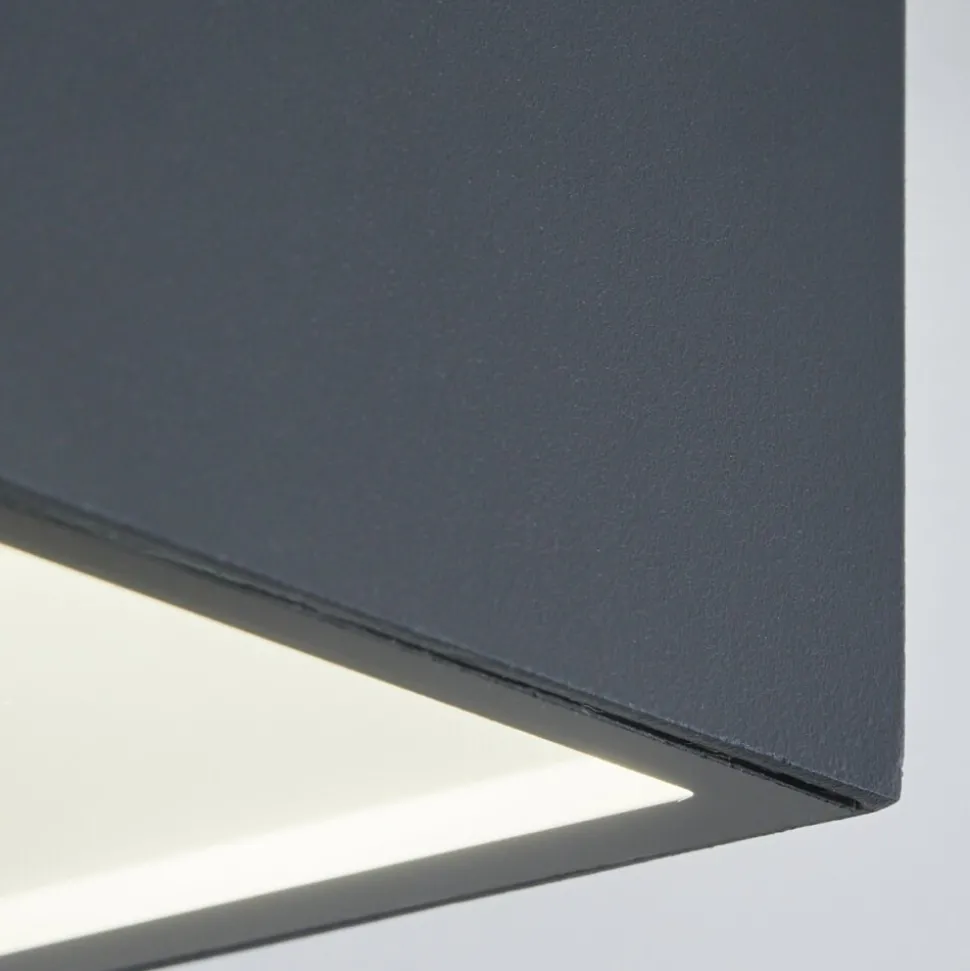 Plafonnier Exterieur Spidern Led Anthracite, Blanc, 1 Lumiere