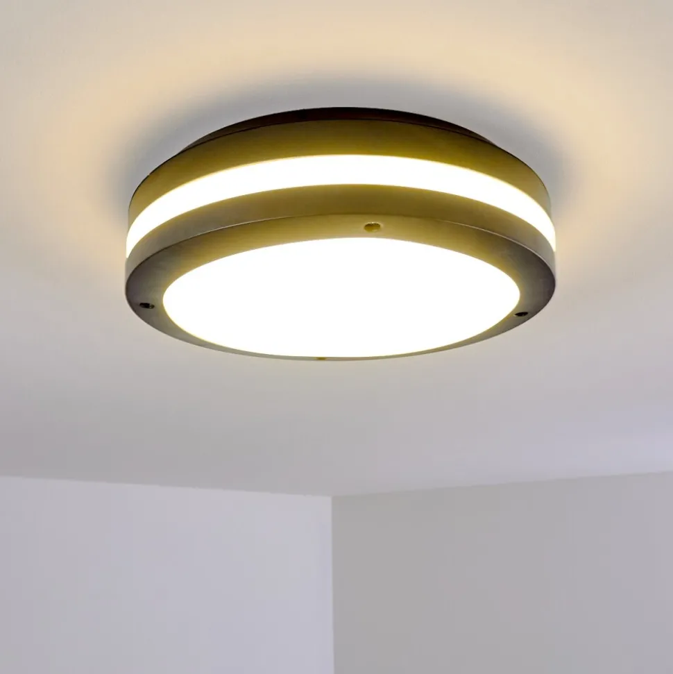 Plafonnier Exterieur Wollongong Led Anthracite, 1 Lumiere
