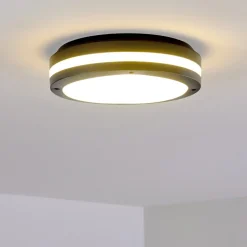 Plafonnier Exterieur Wollongong Led Anthracite, 1 Lumiere