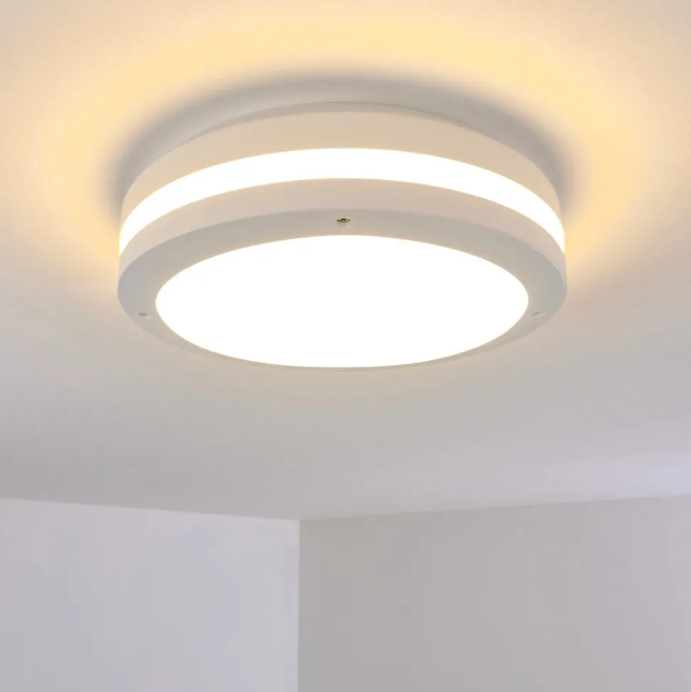 Plafonnier Exterieur Wollongong Led Blanc, 1 Lumiere