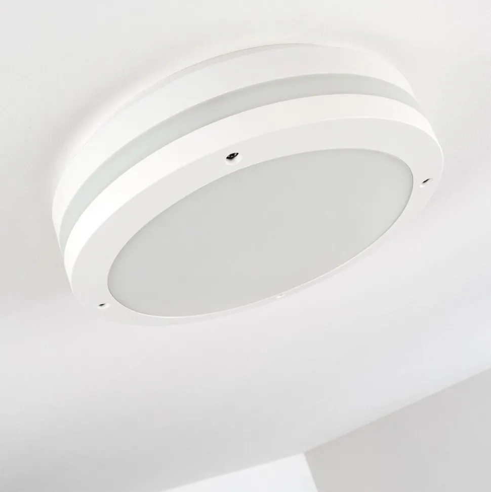 Plafonnier Exterieur Wollongong Led Blanc, 1 Lumiere