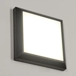 Plafonnier Exterieuralkmaar Led Anthracite, 1 Lumiere