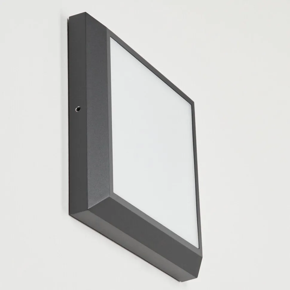 Plafonnier Exterieuralkmaar Led Anthracite, 1 Lumiere