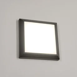 Plafonnier Exterieuralkmaar Led Anthracite, 1 Lumiere