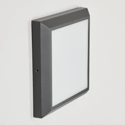 Plafonnier Exterieuralkmaar Led Anthracite, 1 Lumiere