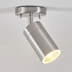 Plafonnier Exterieurbessiebelle Acier Inoxydable, Blanc, 1 Lumiere