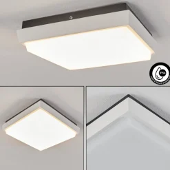 Plafonnier Exterieurgomero Led Anthracite, Blanc, 1 Lumiere