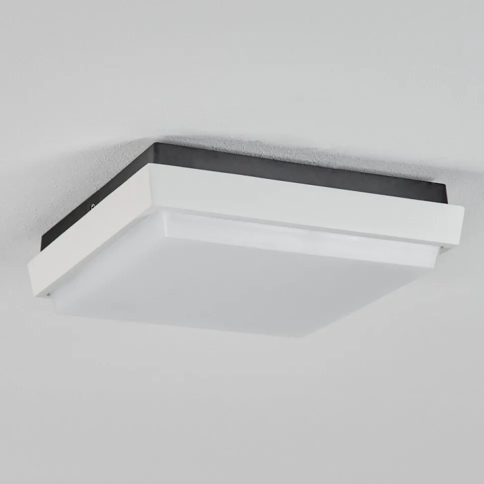 Plafonnier Exterieurgomero Led Anthracite, Blanc, 1 Lumiere
