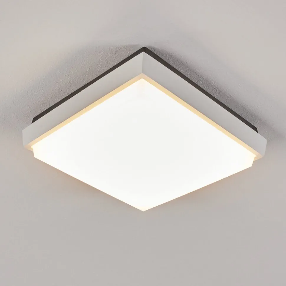 Plafonnier Exterieurgomero Led Anthracite, Blanc, 1 Lumiere