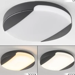 Plafonnier Exterieurjoserand Led Anthracite, 1 Lumiere