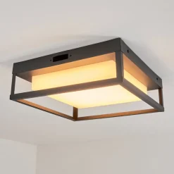 Plafonnier Exterieurnonza Led Anthracite, 1 Lumiere