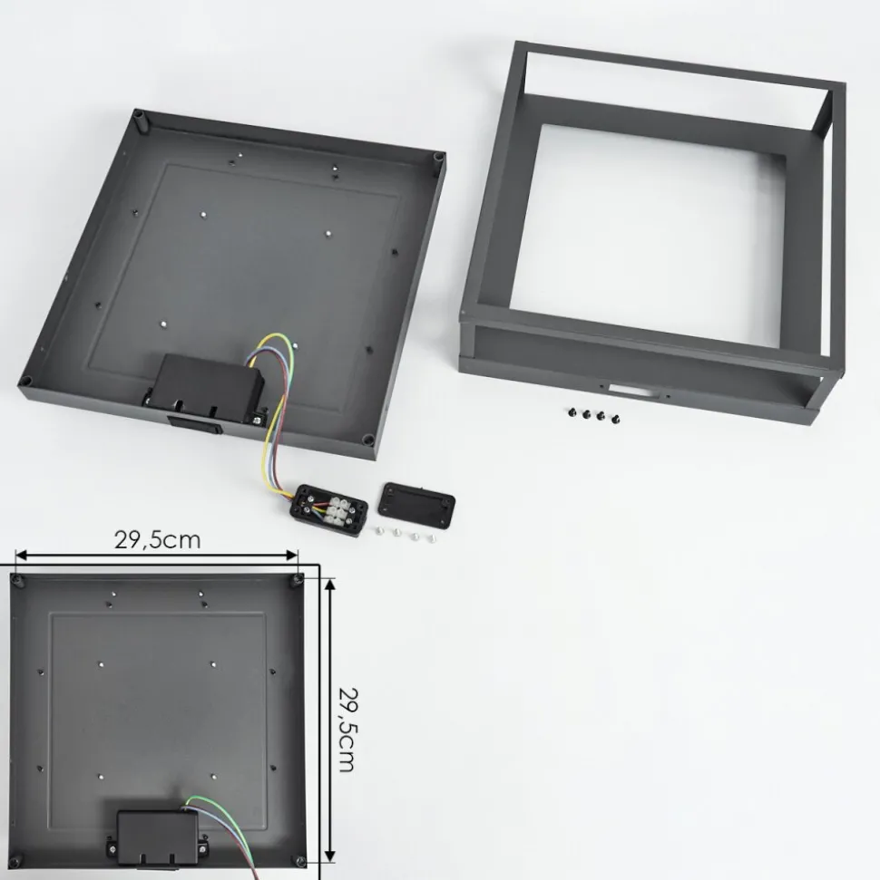 Plafonnier Exterieurnonza Led Anthracite, 1 Lumiere