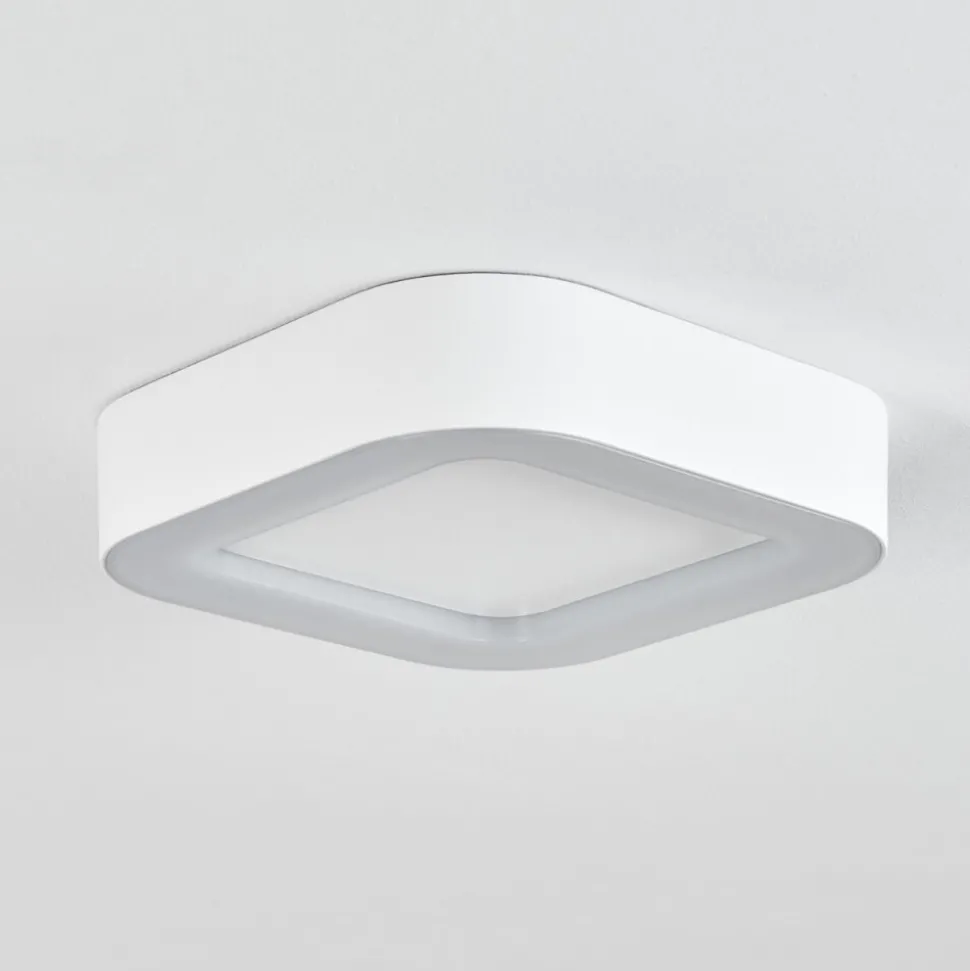 Plafonnier Exterieurpaleroo Led Blanc, 1 Lumiere