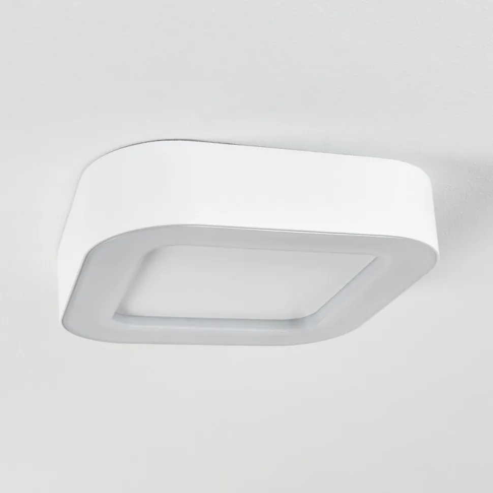 Plafonnier Exterieurpaleroo Led Blanc, 1 Lumiere