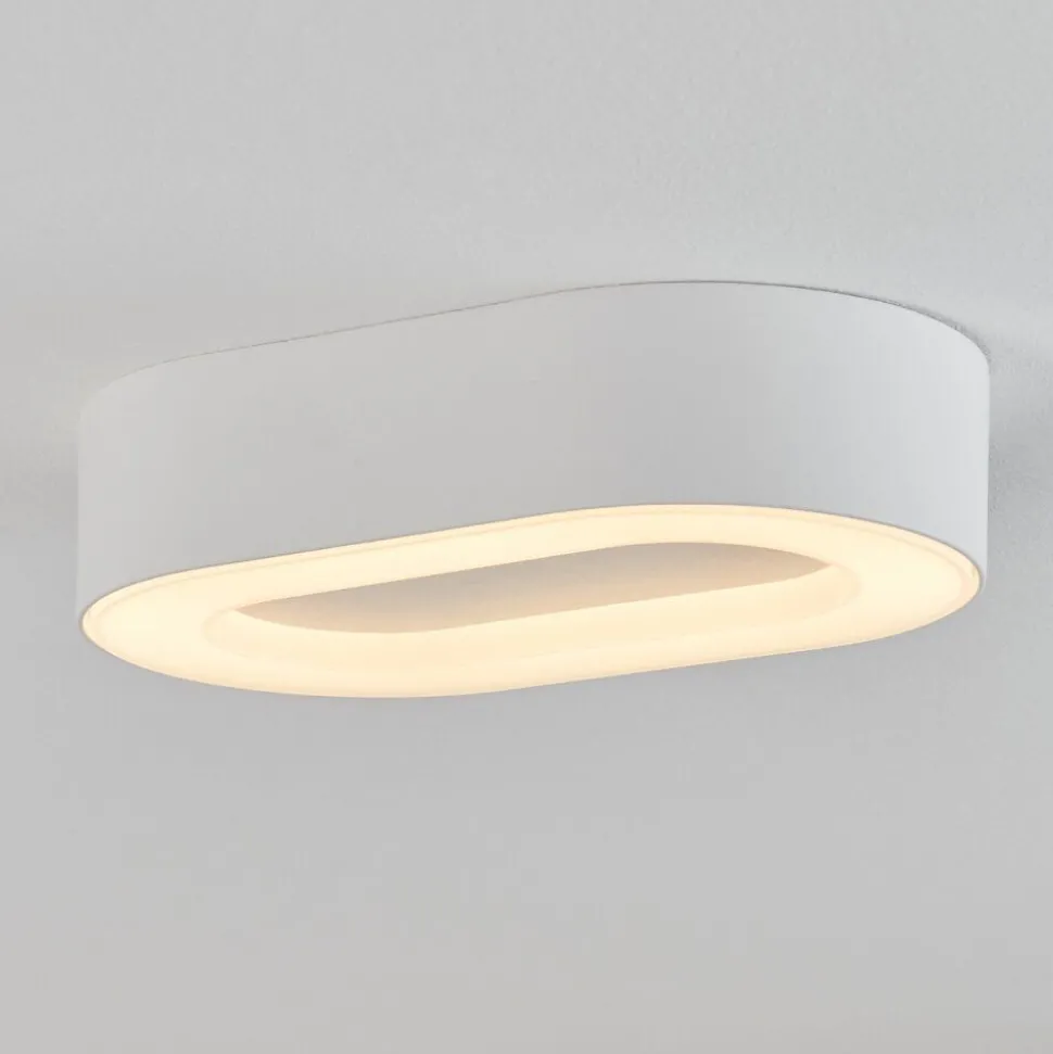 Plafonnier Exterieurpaleroo Led Blanc, 1 Lumiere