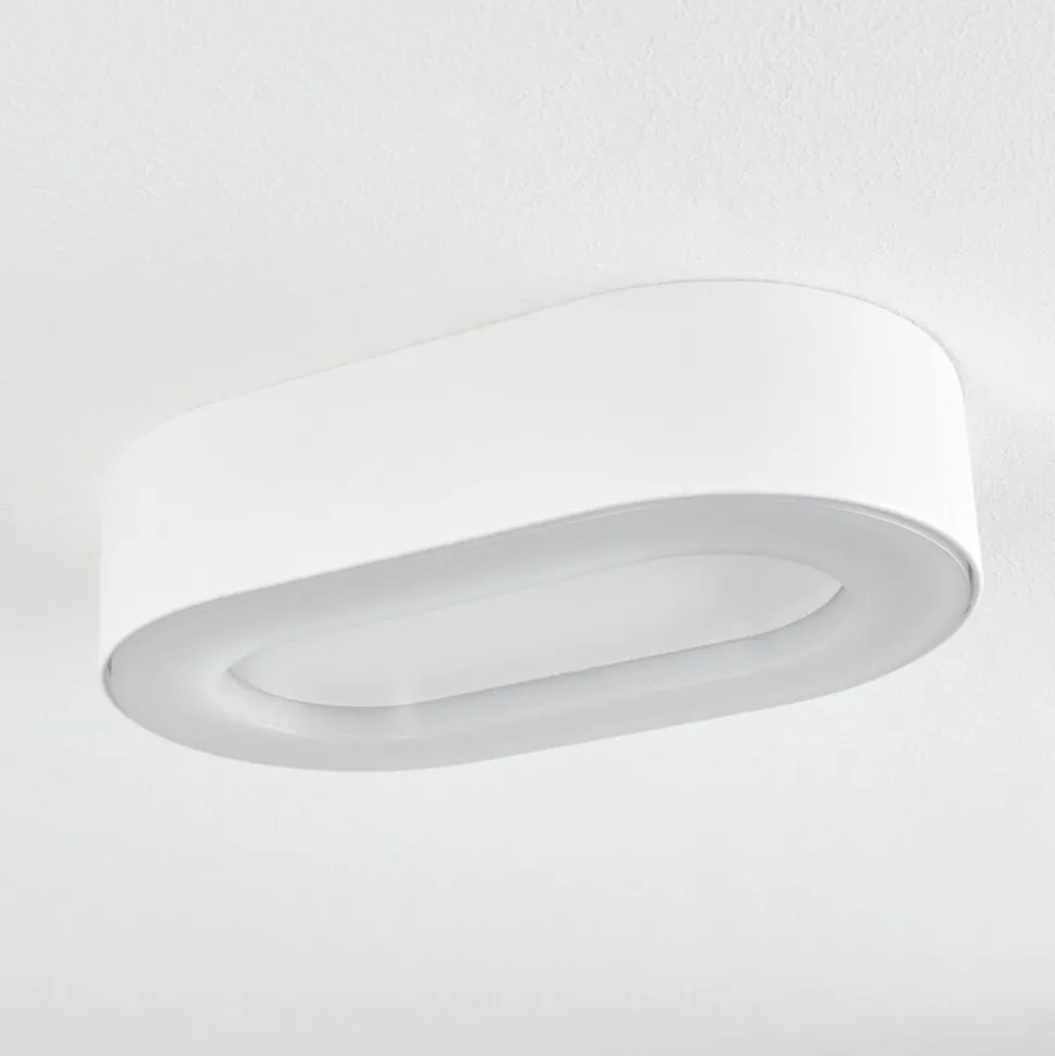Plafonnier Exterieurpaleroo Led Blanc, 1 Lumiere