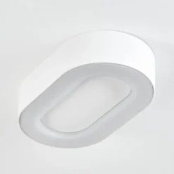 Plafonnier Exterieurpaleroo Led Blanc, 1 Lumiere