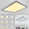 Plafonnier Farc Led Argente, 1 Lumiere, Telecommandes