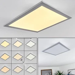 Plafonnier Farc Led Argente, 1 Lumiere, Telecommandes
