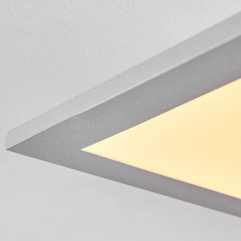 Plafonnier Farc Led Argente, 1 Lumiere, Telecommandes