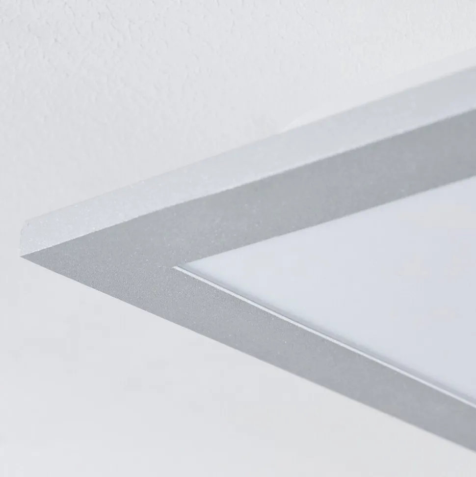 Plafonnier Farc Led Argente, 1 Lumiere, Telecommandes