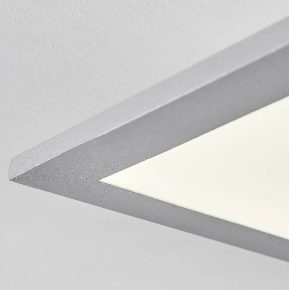 Plafonnier Farc Led Argente, 1 Lumiere, Telecommandes