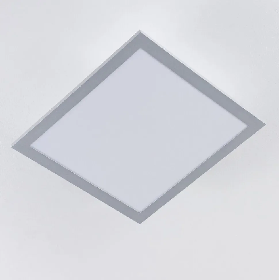 Plafonnier Farc Led Argente, 1 Lumiere, Telecommandes