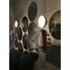 Plafonnier Faro Barcelona Helmet Rouille, 2 Lumieres