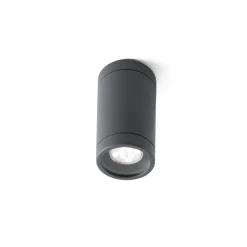 Plafonnier Faro Barcelona Olot Gris, 1 Lumiere