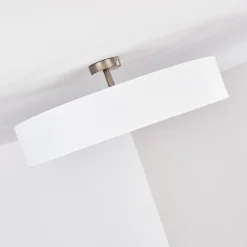 Plafonnier Foggia Nickel Mat, 3 Lumieres