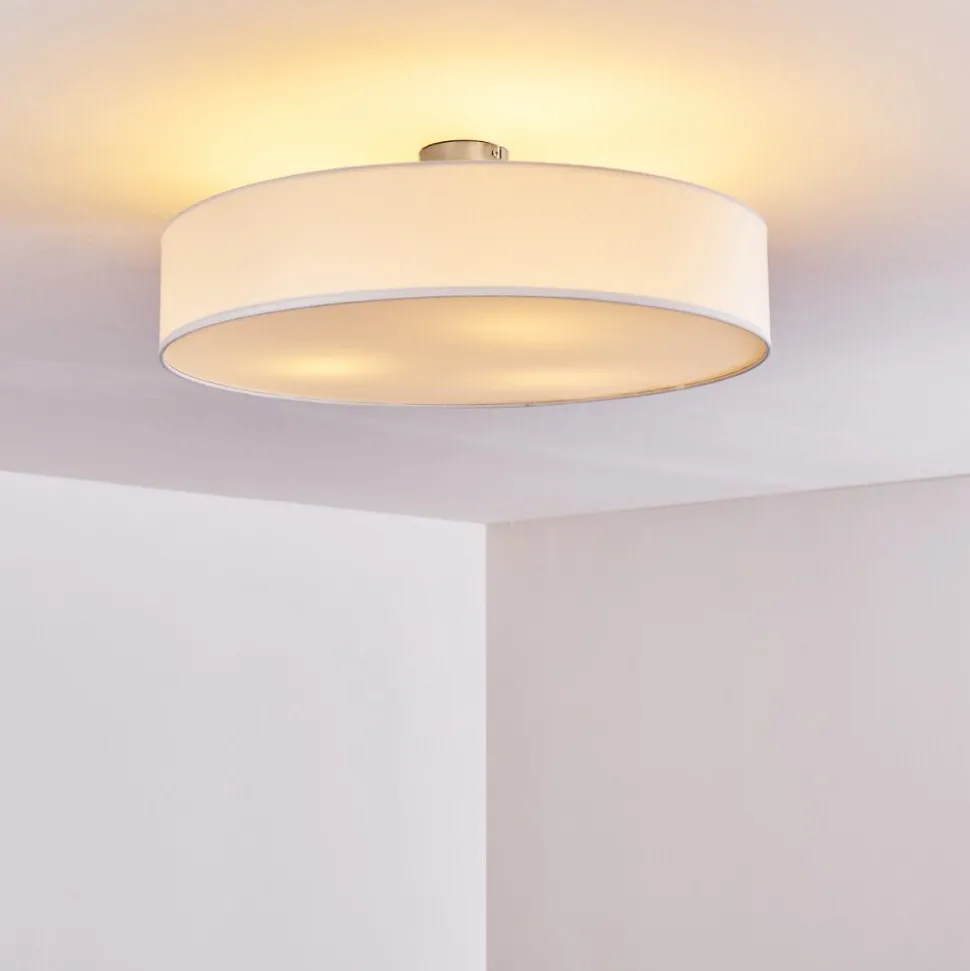 Plafonnier Foggia Nickel Mat, 3 Lumieres
