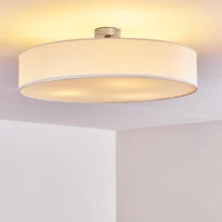Plafonnier Foggia Nickel Mat, 3 Lumieres