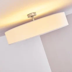 Plafonnier Foggia Nickel Mat, 3 Lumieres