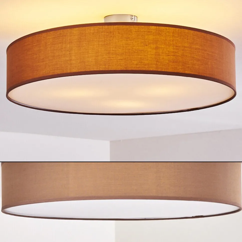 Plafonnier Foggia Nickel Mat, 3 Lumieres
