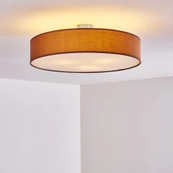 Plafonnier Foggia Nickel Mat, 3 Lumieres
