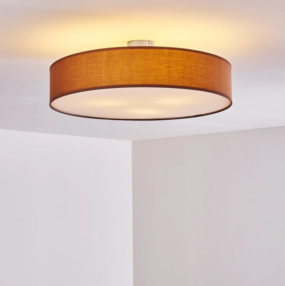 Plafonnier Foggia Nickel Mat, 3 Lumieres