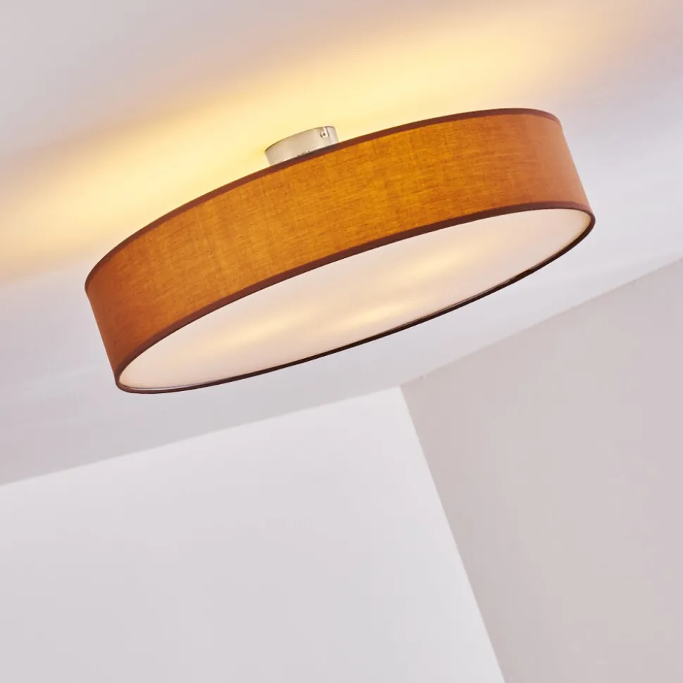 Plafonnier Foggia Nickel Mat, 3 Lumieres