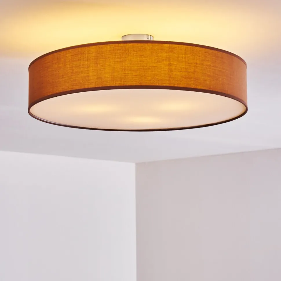 Plafonnier Foggia Nickel Mat, 3 Lumieres