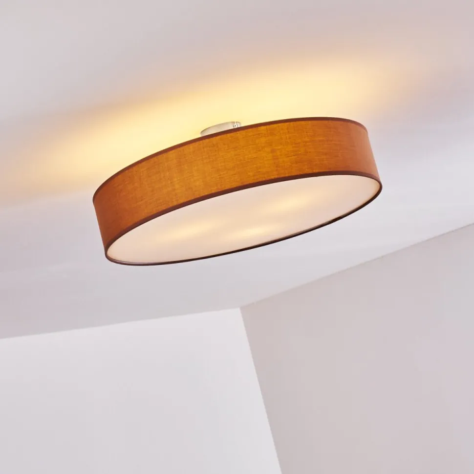 Plafonnier Foggia Nickel Mat, 3 Lumieres