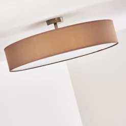 Plafonnier Foggia Nickel Mat, 3 Lumieres