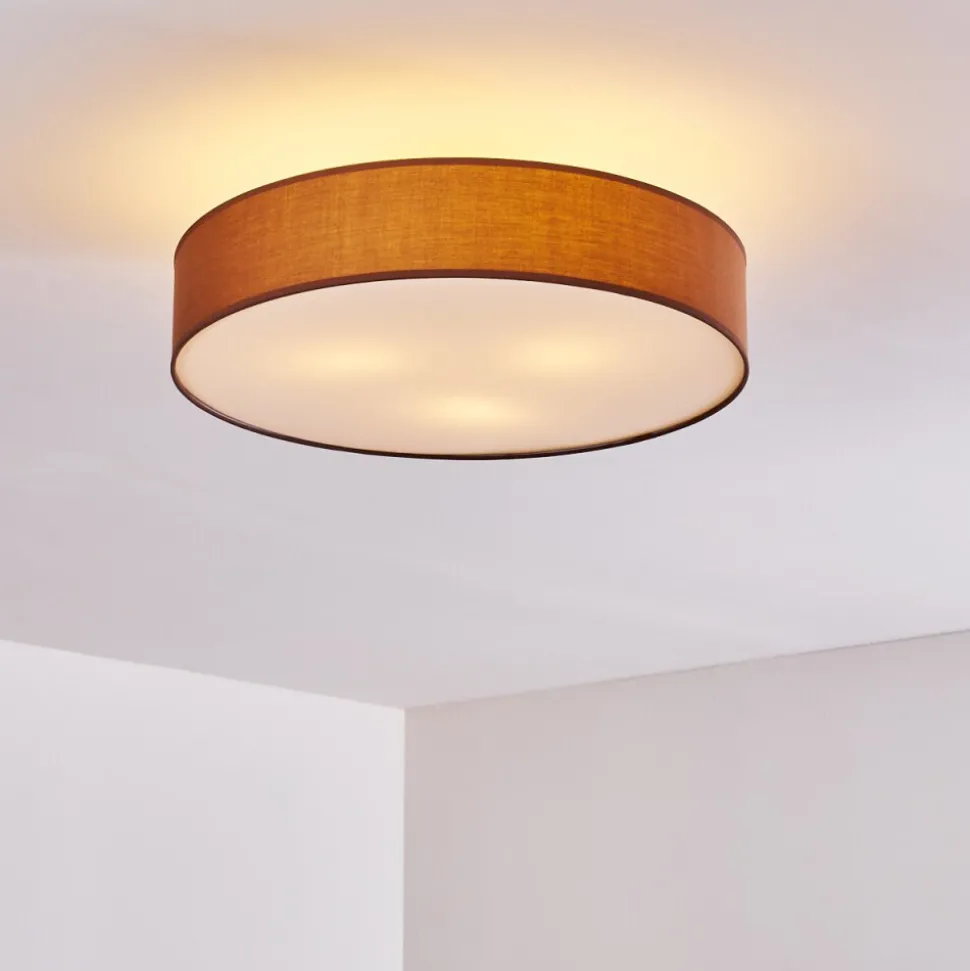 Plafonnier Foggia Nickel Mat, 3 Lumieres