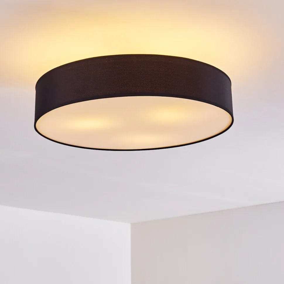 Plafonnier Foggia Nickel Mat, 3 Lumieres