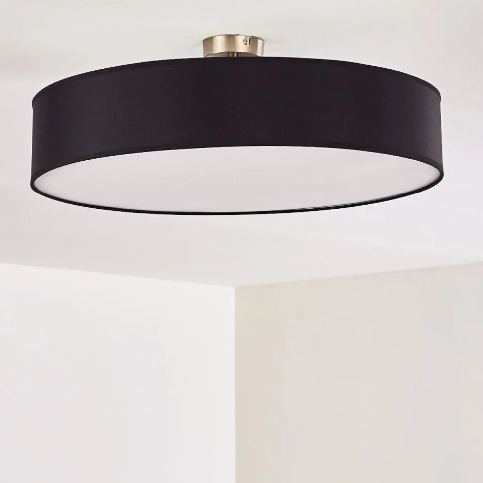 Plafonnier Foggia Nickel Mat, 3 Lumieres