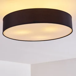 Plafonnier Foggia Nickel Mat, 3 Lumieres