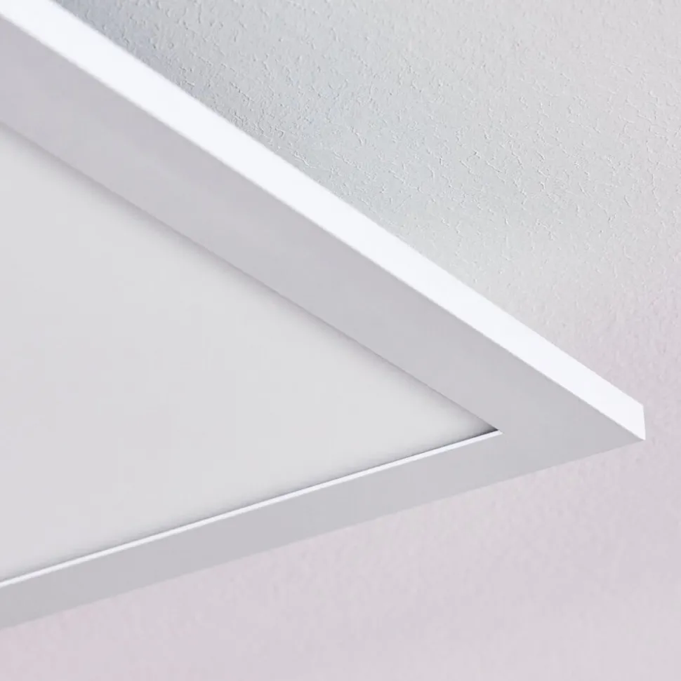 Plafonnier Gallitos Led Blanc, 1 Lumiere, Telecommandes, Changeur De Couleurs