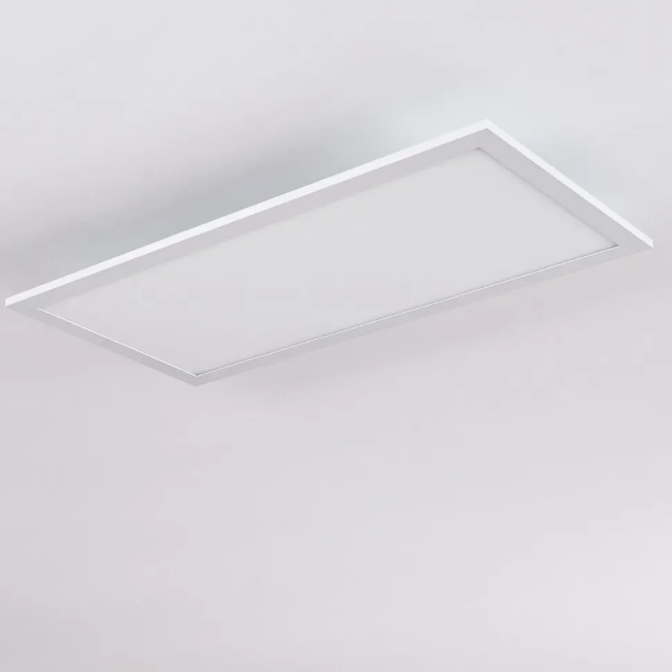 Plafonnier Gallitos Led Blanc, 1 Lumiere, Telecommandes, Changeur De Couleurs