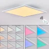 Plafonnier Gallitos Led Blanc, 1 Lumiere, Telecommandes, Changeur De Couleurs