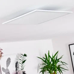 Plafonnier Gallitos Led Blanc, 1 Lumiere, Telecommandes, Changeur De Couleurs